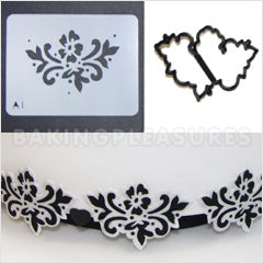 Patchwork Cutters Blossom & Scroll Stencil/Cutter