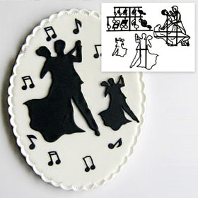 Patchwork Cutters Dancing Figures