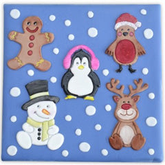 Patchwork Cutters Cute Christmas Characters