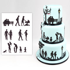 Patchwork Cutters Family Silhouette Set