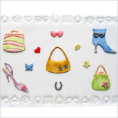 Patchwork Cutters Shoes, Bags, Confetti