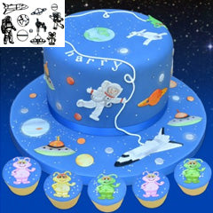 Patchwork Cutters Space Set