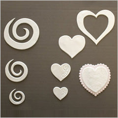 Patchwork Cutters Swirls & Hearts