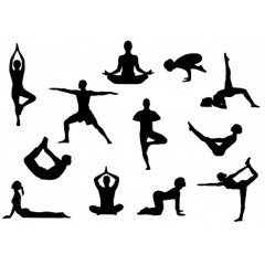 Patchwork Cutters Yoga Silhouette Set