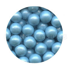 Pearl Blue 10mm Chocolate Pearls Sixlet 87g