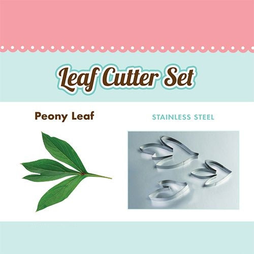 Peony Leaf Cutters 3pcs