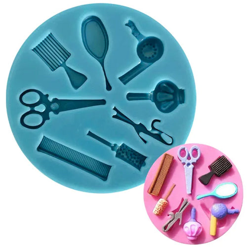 Petite Hairdresser Beauty Kit Silicone Mould