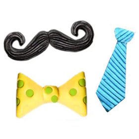 Petite Moustache, Bows, Ties Silicone Mould