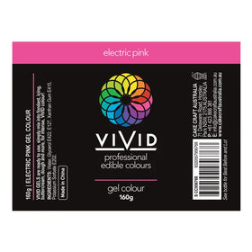 BULK Vivid Gel Colour Electric Pink 160g