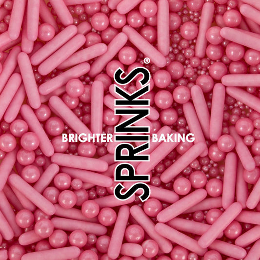 BULK Sprinks Pink Bubble & Bounce Sprinkles 500g