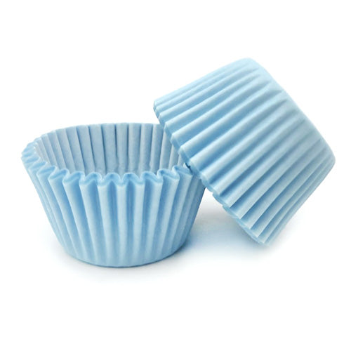 BULK Powder Blue Mini Grease Proof Baking Cups (#360) 500pcs