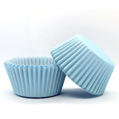 BULK Powder Blue Mini Grease Proof Baking Cups (#360) 500pcs