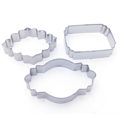 Pretty Plaque Cutters 3pcs