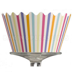 Pretty Stripe Reusable Cupcake Wrappers 12pcs