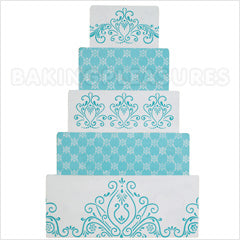 Princess Lace Cake Stencil #1