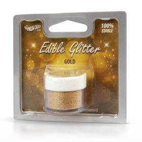 Rainbow Dust Edible Glitter Gold 5g
