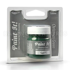 Rainbow Dust Edible Paint It Christmas Green 25ml (leaked slightly in transit. seal intact)