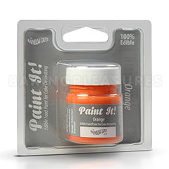 Rainbow Dust Edible Paint It Orange 25ml (leaked slightly in transit. seal intact)