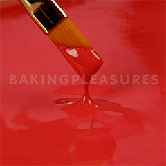Rainbow Dust Edible Paint It Red 25ml (leaked slightly in transit. seal intact)