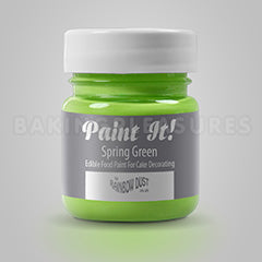 Rainbow Dust Edible Paint It Spring Green 25ml