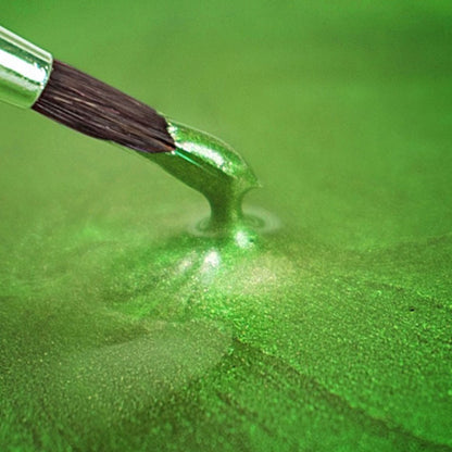 Rainbow Dust Metallic Pearlescent Spring Green Food Paint 25ml