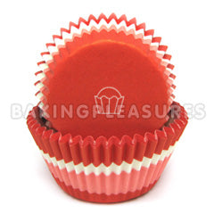 Red Swirl Baking Cups 24pcs