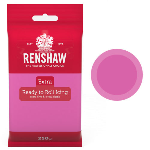 Renshaw Extra Fuchsia Pink Icing Fondant 250g