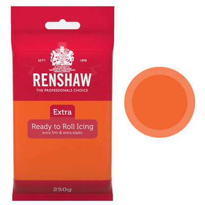 Renshaw Extra Orange Icing Fondant 250g