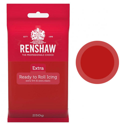 Renshaw Extra Red Icing Fondant 250g