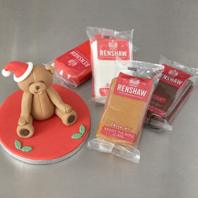 Renshaw Extra Teddy Bear Brown Icing Fondant 250g