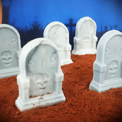 Mini Tombstone RIP Grave Stone Halloween Lollipop Chocolate Mould 1 Piece