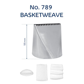 Loyal Extra Large Piping Tip 789 Basketweave