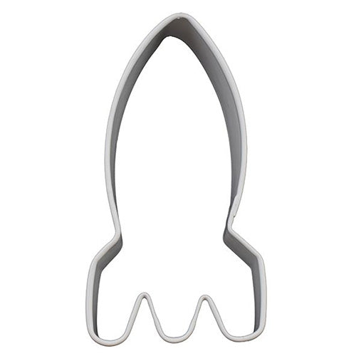 Rocket White Resin Cookie Cutter
