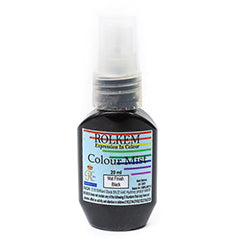 Rolkem Mist Matt Edible Paint Squirt Spray BLACK 30ml