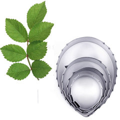 Rose Leaf Flower Cutters 4pcs