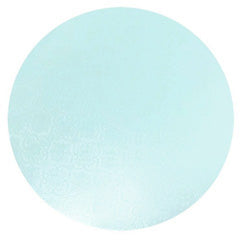 Round Baby Blue Masonite Cake Board 10 Inch