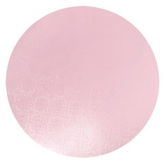 Round Baby Pink Masonite Cake Board 6 Inch