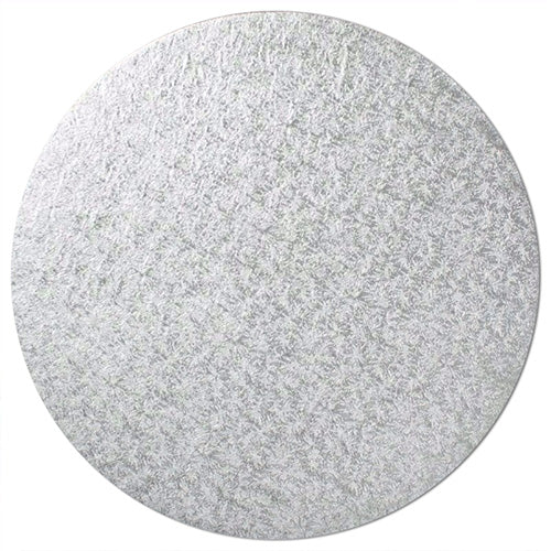 Mondo Round Silver Masonite Cake Board 9 Inch