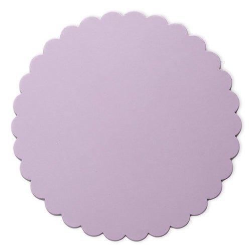 Scalloped Cake Board Pastel Lilac 10 Inch