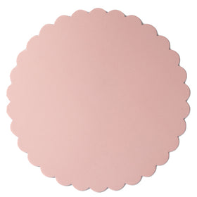 Scalloped Cake Board Pastel Pink 10 Inch