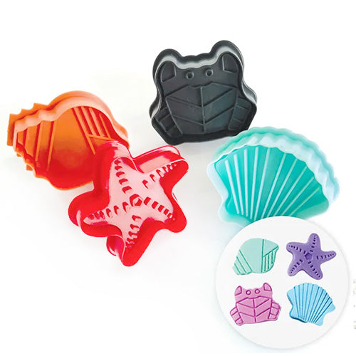 Sea Creatures Plunger Cutters 4pcs