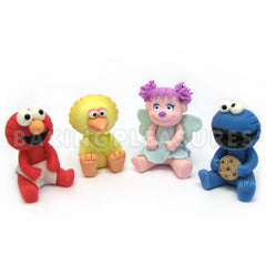 Sesame Street Porcelain Toppers 4pcs