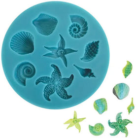 Petite Shell & Starfish Silicone Mould