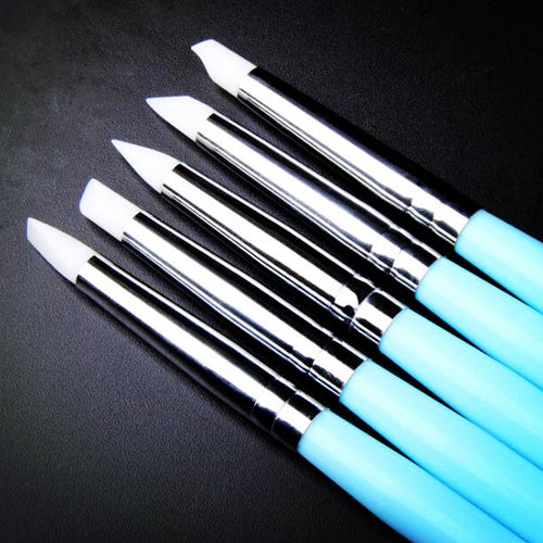Silicone Sculpting Brush & Ball Tool Set 5pcs