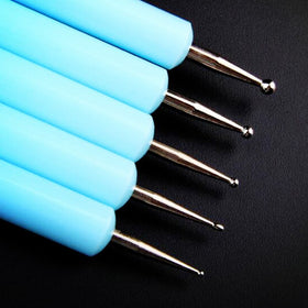 Silicone Sculpting Brush & Ball Tool Set 5pcs