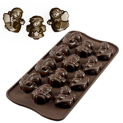 Silikomart Chocolate Mould Christmas Angels