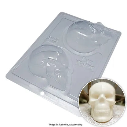 Halloween Skeleton Skull Chocolate Mould 3 piece