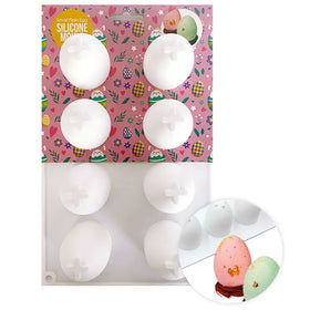 Small Plain Easter Egg - Full 3D Egg Silicone Chocolate Mould