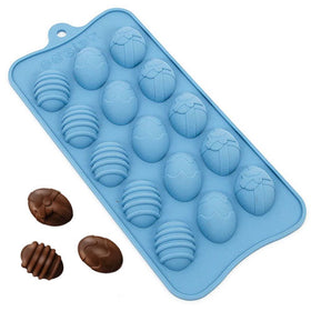 Small Decorated Easter Egg Silicone Chocolate Mould