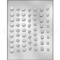 Small Flowers Chocolate Mould